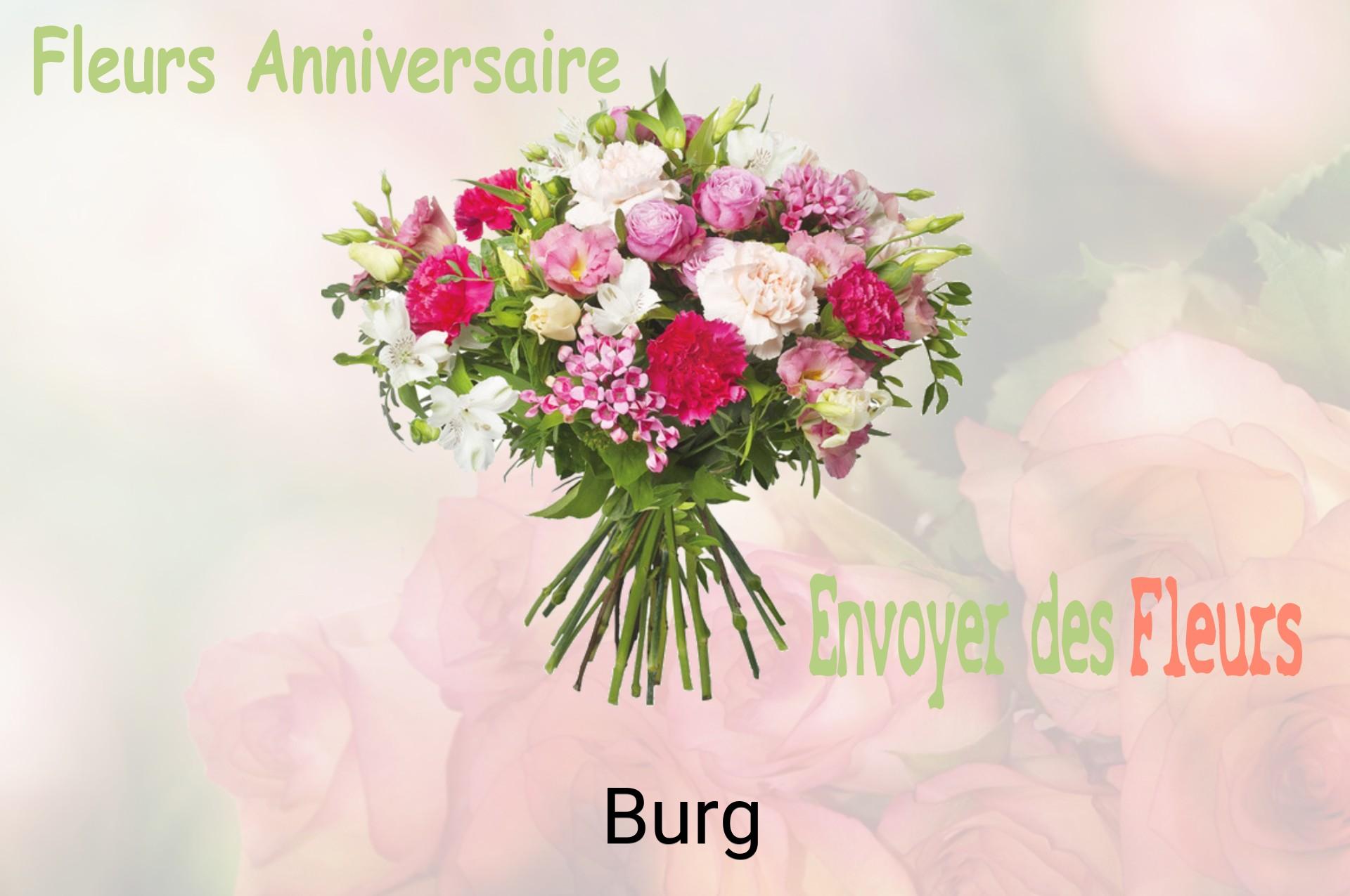 Bouquet de fleurs d’anniversaire livré à Burg