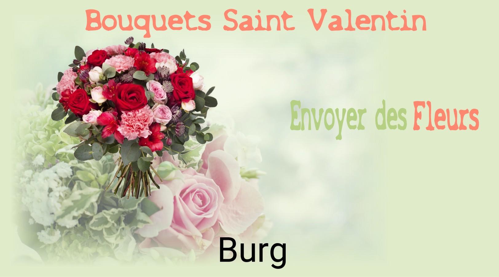 Roses de Saint-Valentin livrées à Burg